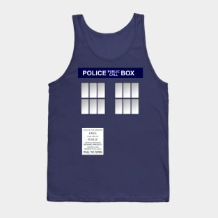 Police Box Modern Tank Top